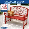DanDiBo Banc de jardin Rosso Résistant aux intempéries 2 Voir les images du produit 3