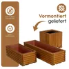 Blumenkasten Holz mit Einsatz · Anthrazit 44cm x 20cm x Produktbild-Vorschau 5