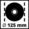Einhell TE-AG 125/1010 CE Q, 12000 RPM, 12,5 cm, Prąd Podgląd zdjęcia produktu 9