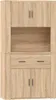 vidaXL Highboard Sonoma Dubové drevo Materiál Náhľad obrázku produktu 2