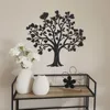 Wandbild Herzbaum Metall mattschwarz 50x48cm – Wandtattoo Produktbild-Vorschau 2