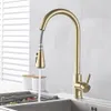 Gold Küchenarmaturen mit ausziehbarem Spray Produktbild-Vorschau 4