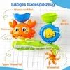 Badewannen Spielzeug Wasserspiel Krabbe mit Drehfunktion Produktbild-Vorschau 7