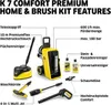 Vysokotlaký čistič Kärcher K7 Comfort Premium Home 180 bar, Náhled obrázku produktu 8