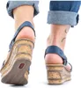 Rieker Damen Sandalen Plateau Keilabsatz 68184, Größe:38 Produktbild-Vorschau 34