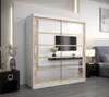 MINIO Kleiderschränk 180 cm ROMA 2 Weiß / Sonoma Eiche Produktbild-Vorschau 1