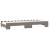 vidaXL Divano letto estraibile Taupe 100x200 cm Tessuto Anteprima dell’immagine prodotto 9
