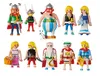 A collection of Playmobil figures from the Asterix series arranged in two rows against a white background. Produktbild-Vorschau