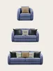 Luxus Wohnzimmer Möbel Sofagarnitur Ledersofa Couch Polster Produktbild-Vorschau 2