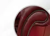 Chesterfield 3 Sitzer Bordaux Modern Design Couchen Leder Produktbild-Vorschau 2