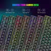 60% Gaming Tastatur kabelgebunden RGB, 61 Tasten Membran Produktbild-Vorschau 7