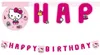 Hello Kitty Kindergeburtstag Party Deko Set Teller Becher Produktbild-Vorschau 3