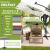 tillvex® Hliníkový slunečník obdélníkový Ø 330 cm s LED Náhled obrázku produktu 5