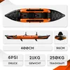 SKINHAWK Prestige Kajak 400 – Zweier Kajak in Orange – Set Produktbild-Vorschau 3