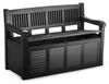 Banc coffre Salzburg 130x60x H85 cm ( noir ) Voir les images du produit 1