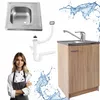 Szafka Kuchenna Sonoma 60 x 50 Zlew Deante + Syfon + Podgląd zdjęcia produktu 1