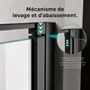 doporro Porte de Douche Pivotante 120x195cm pour Niche Voir les images du produit 4