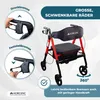 Gehhilfe Klappbar XXL Rollator bis 204 kg Mobiclinic Produktbild-Vorschau 3