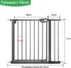 JOIEYOU Treppenschutzgitter 80cm Türschutzgitter ohne Produktbild-Vorschau 2