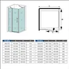 120X90X195cm Eckeinstieg Duschkabine Duschabtrennung Produktbild-Vorschau 2