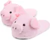 Tier Hausschuhe - Plüsch Schlappen Schwein (hinten offen) - Produktbild-Vorschau 1