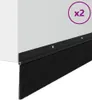 vidaXL Joint d'étanchéité pour portes, à fixer, 2 pièces, Voir les images du produit 3