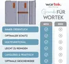 wortek Filz Federmäppchen - Grau - Federmappe Mäppchen Produktbild-Vorschau 2