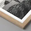 Gerahmtes Poster - Rahmen in heller Eiche - Frau Strand Produktbild-Vorschau 2