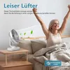 Kleiner Tischventilator für Schlafzimmer, 4000 mAh Akku, Produktbild-Vorschau 4