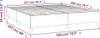 The Living Store Boxspringbett Hellgrau 180x200 cm Samt Produktbild-Vorschau 8