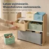 ALVIX Półka na zabawki NESTA 6 z 6 wyjmowanymi pojemnikami, Podgląd zdjęcia produktu 5