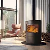 Stufa in acciaio KRATKI AB/S/2/ROLLO Ø 150 8kW set di Anteprima dell’immagine prodotto 2