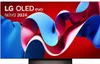 A television screen displaying abstract, colorful, flowing shapes. Produktbild-Vorschau