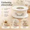 Keramik Teekannenwärmer mit Teelichthalter, Teewärmer für Produktbild-Vorschau 6