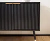 FineBuy Lowboard Schwarz mit Eiche-Nachbildung 150x60x39 cm Produktbild-Vorschau 5