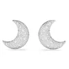 Swarovski Ohrclips Damen Luna Mond Weiß Rhodiniert 5666158 Produktbild-Vorschau 1