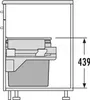Hailo Abfallsammler 3610471 CS Slide Euro-Cargo-S 2x 19 Produktbild-Vorschau 3