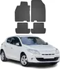 2008-2015 Renault Megane tappetini in gomma nera 4 pz Anteprima dell’immagine prodotto 1