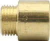 Messing Fitting Hahnverlängerung 1/2" Zoll x 20mm DN15 Produktbild-Vorschau 2