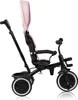 A side view of a pink and black multifunctional tricycle for children. Produktbild-Vorschau