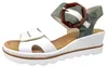 Rieker Damen Sandalette weiss kombi, Damen:39 EU Produktbild-Vorschau 8