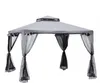 Pavillon mit Doppeldach,3x3m Wasserdicht Stabil Winterfest Produktbild-Vorschau 1