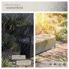 tectake® Rattan-Gartenbank, 2-Sitzer, wetterfest, Stauraum Produktbild-Vorschau 6