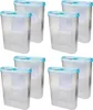 Vorratsdosen mit Deckel 2,8 Liter - 8er Pack / Türkis, Produktbild-Vorschau 1