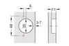 Häfele 2 Stück Topfbander 35mm Soft-Close, Topfscharnier Produktbild-Vorschau 7