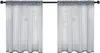 2er Set Bistrogardine Transparent Scheibengardine Produktbild-Vorschau 1