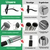Unkrautstecher 112cm mit verstellbarem Griff, Grabegabel Produktbild-Vorschau 8