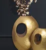 Set da 2 vasi decorativi FineBuy in alluminio dorato con Anteprima dell’immagine prodotto 5