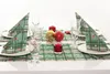 Sovie HORECA Weihnachtsbesteckserviette Tim in Grün-Rot aus Produktbild-Vorschau 3