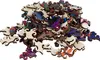 A pile of wooden puzzle pieces with intricate designs and colors. Náhľad obrázku produktu